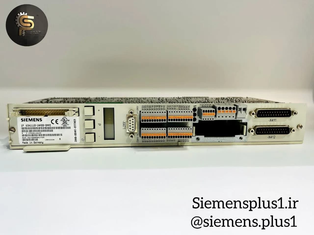 کارت کنترل ۲ محوره زیمنس SIMODRIVE 611 universal با پشتیبانی فیدبک 1Vpp و TTL